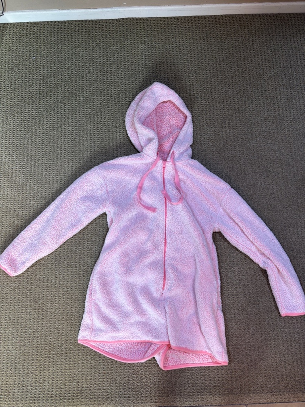 Women’s pink warm romper